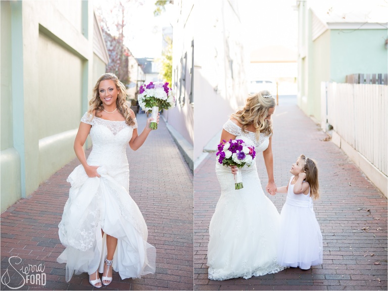 Bride in wedding dress in St. Augustine.jpg