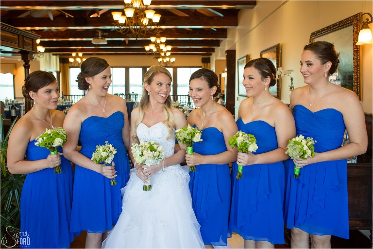 bridesmaids in blue at tavares pavillon.jpg