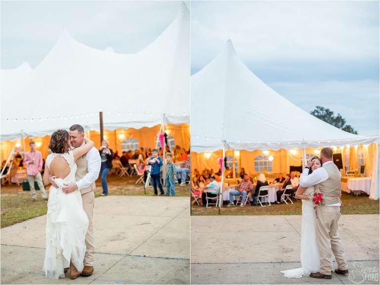 Orlando backyard wedding