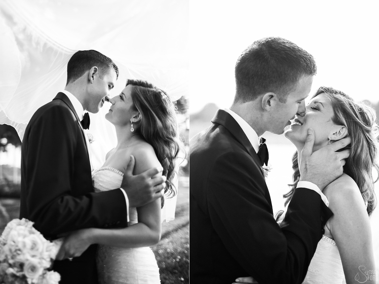 bride and groom at timucuan wedding