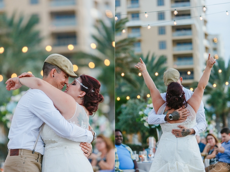 first dance by Clearwater Beach
