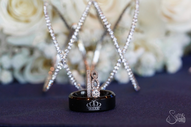 Wedding band and bouquet