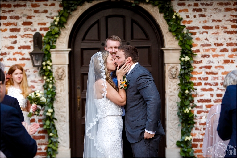 Ceremony at casa feliz wedding