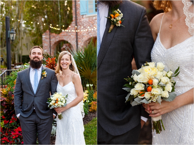 Couple at Casa Feliz wedding
