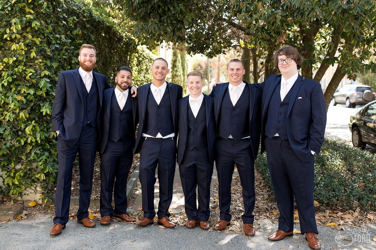 groom getting ready savannah wedding