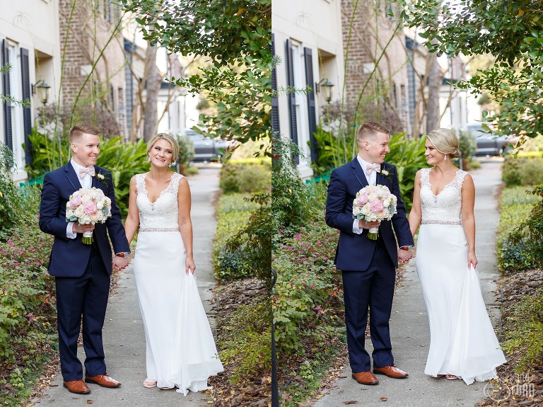 first look savannah wedding photography