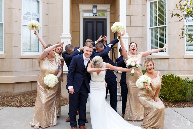 bridal party savannah ga wedding