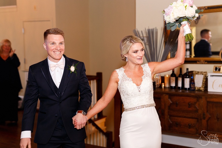 vics on the river reception wedding 