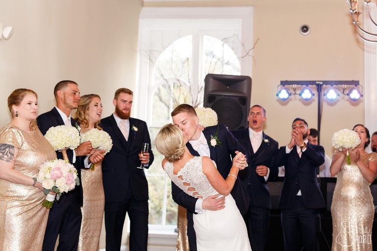 vics on the river reception wedding 