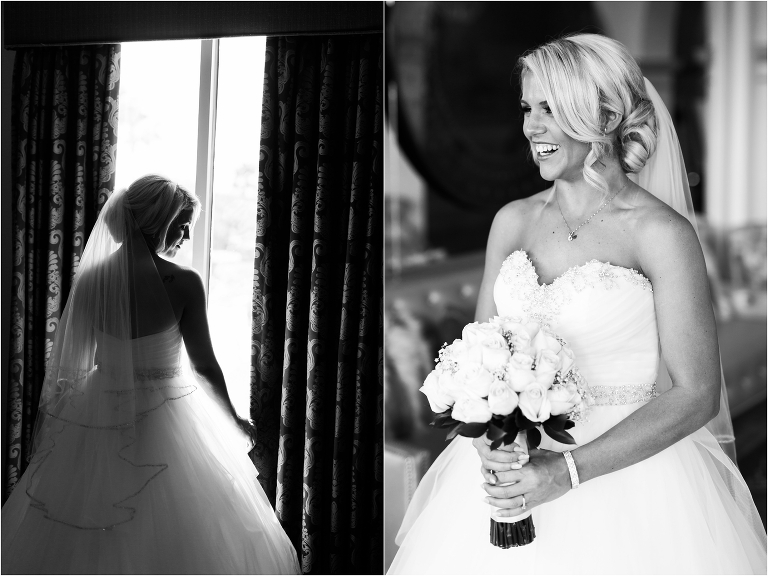 Black and White Bridal Portraits