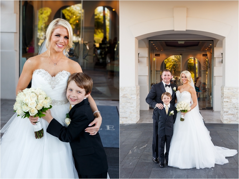 Black and Rosegold Wedding Party