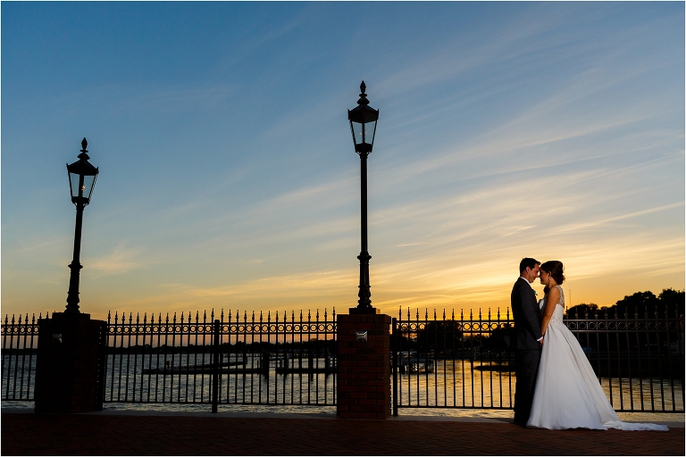 Sunset by Lake Harris