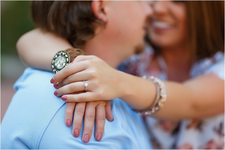 Gorgeous round cut diamond engagement ring
