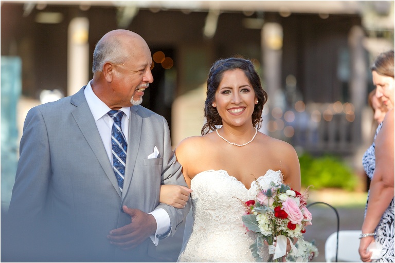 Father daughter wedding photo