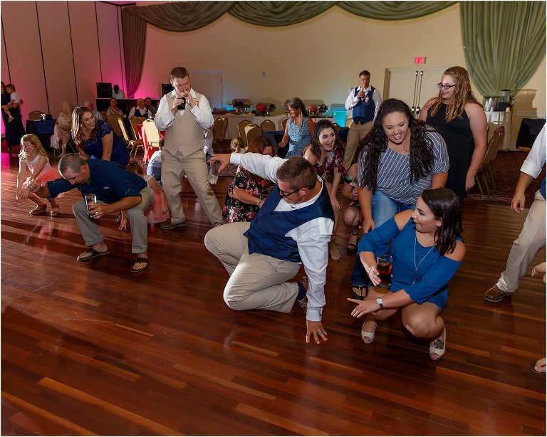 guests seeing how low they can go