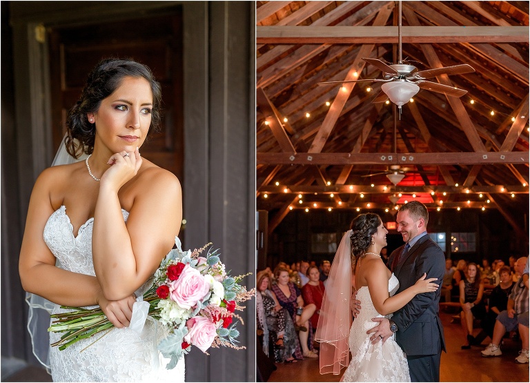 First dance at Doe Lake Wedding