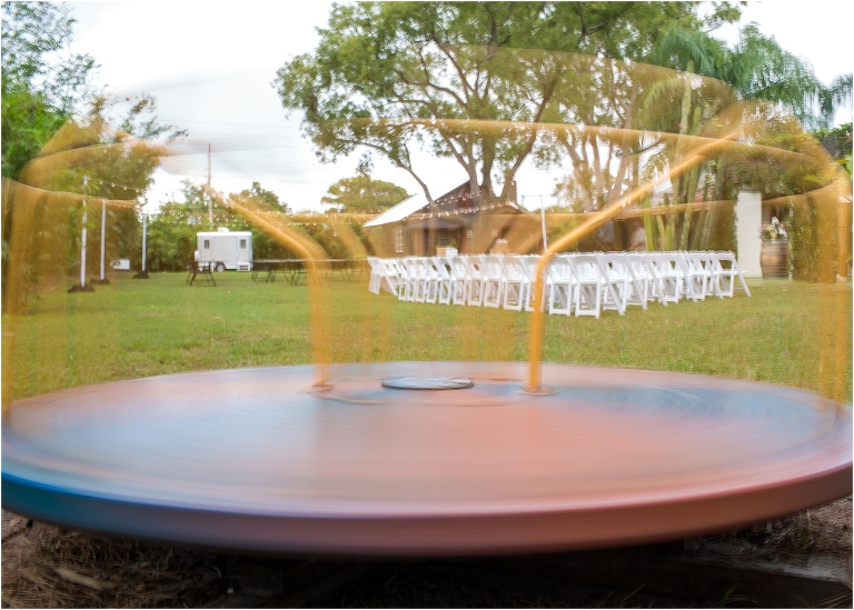 The Acre Orlando seen through the spinning merry go round