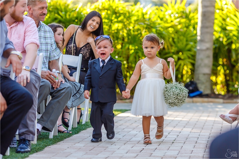 ring bearer at Paradise Cove Orlando