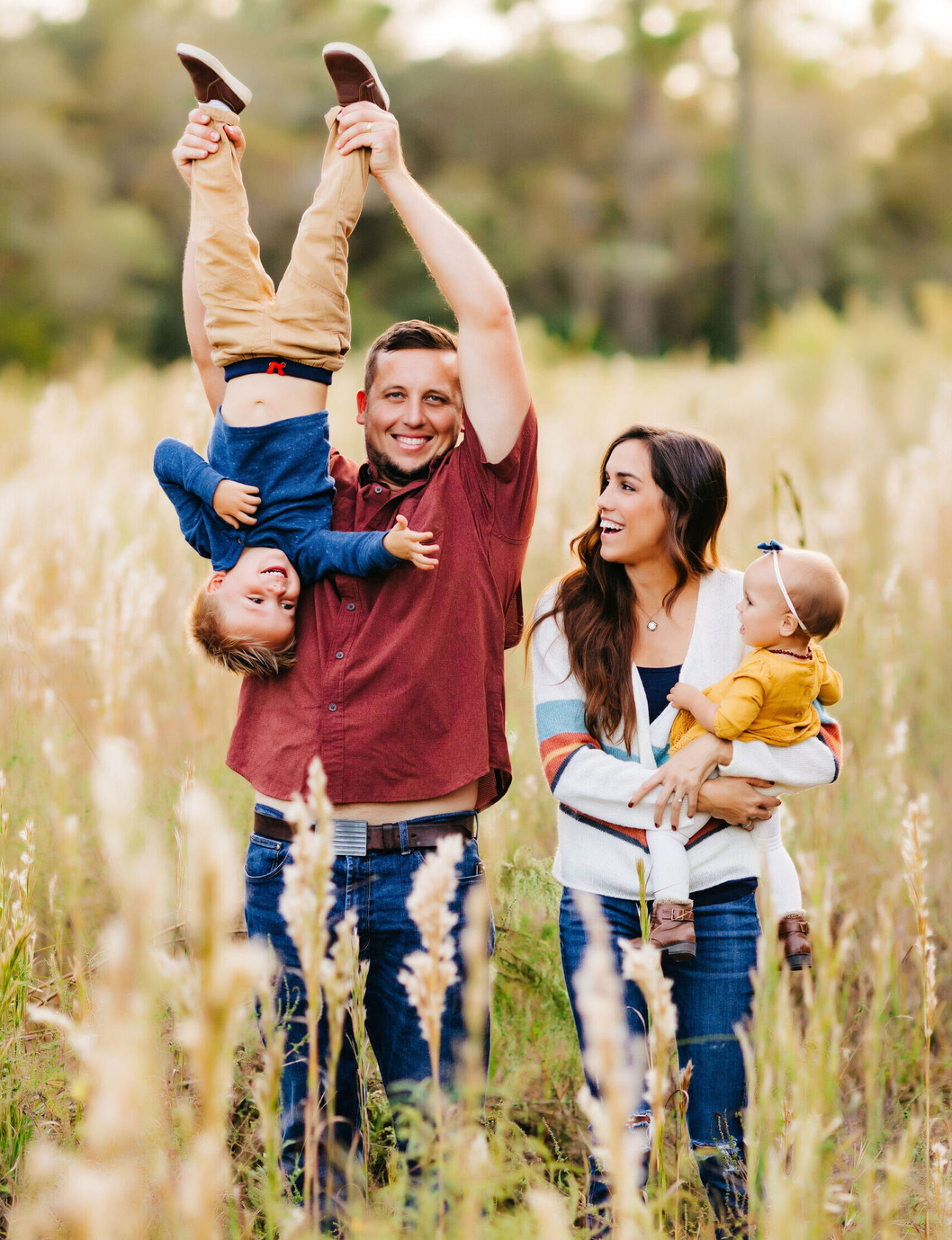 Central Florida Brand Photographer Sierra with her family